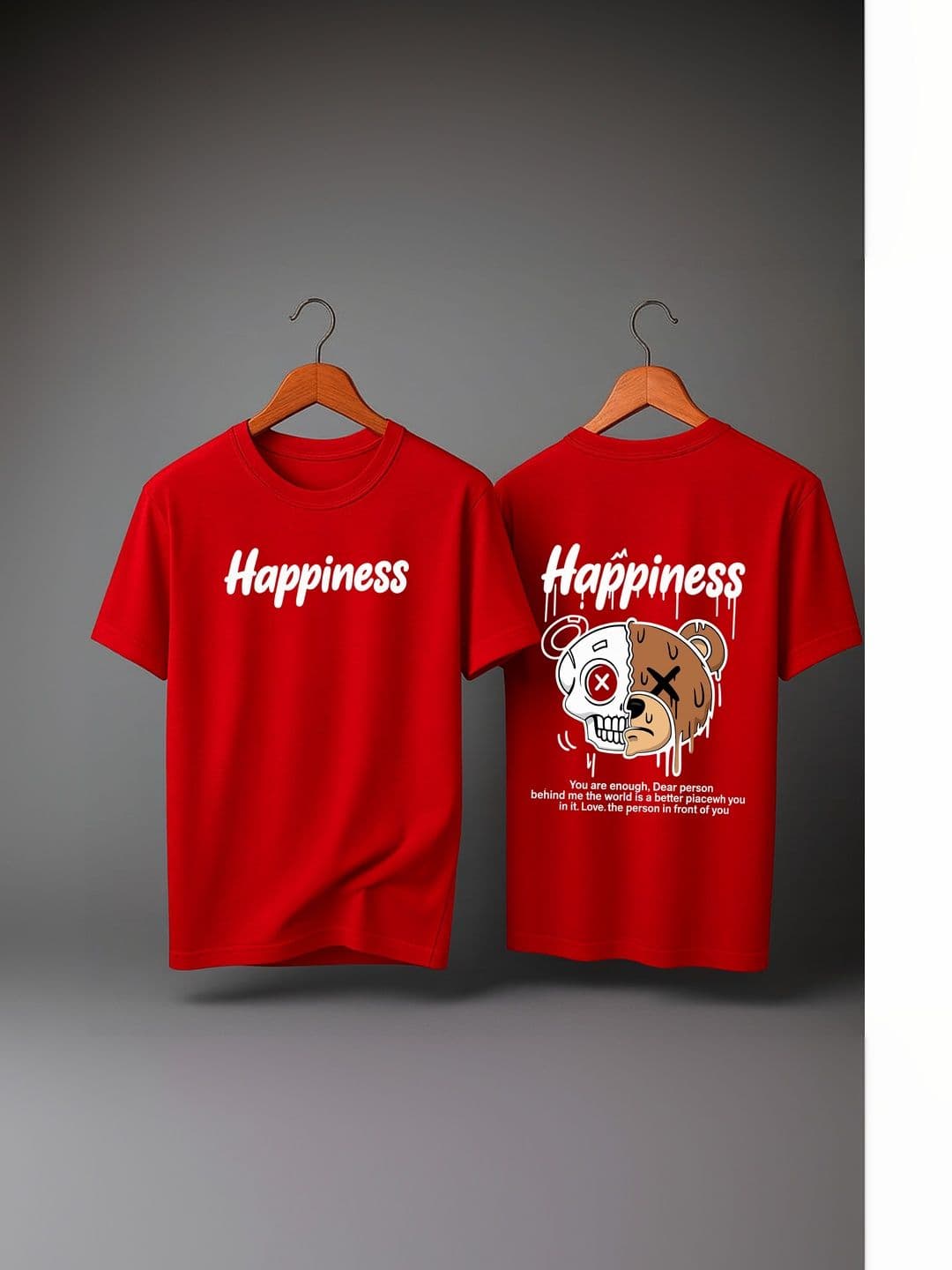 HIOR Graphic Printed Round Neck Pure Cotton Oversized T-shirt thumbnail 2