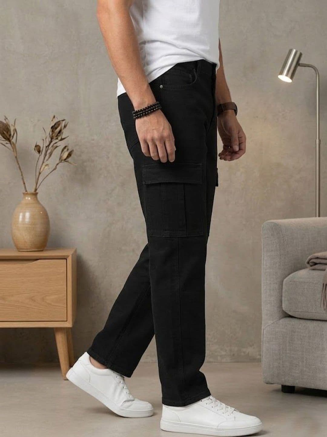 NIFFER FASHION Men Mid-Rise Applique Jeans thumbnail 2