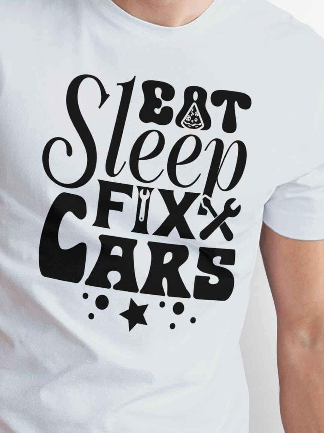 Seekbuylove Men Typography Printed Bio Finish T-shirt thumbnail 5
