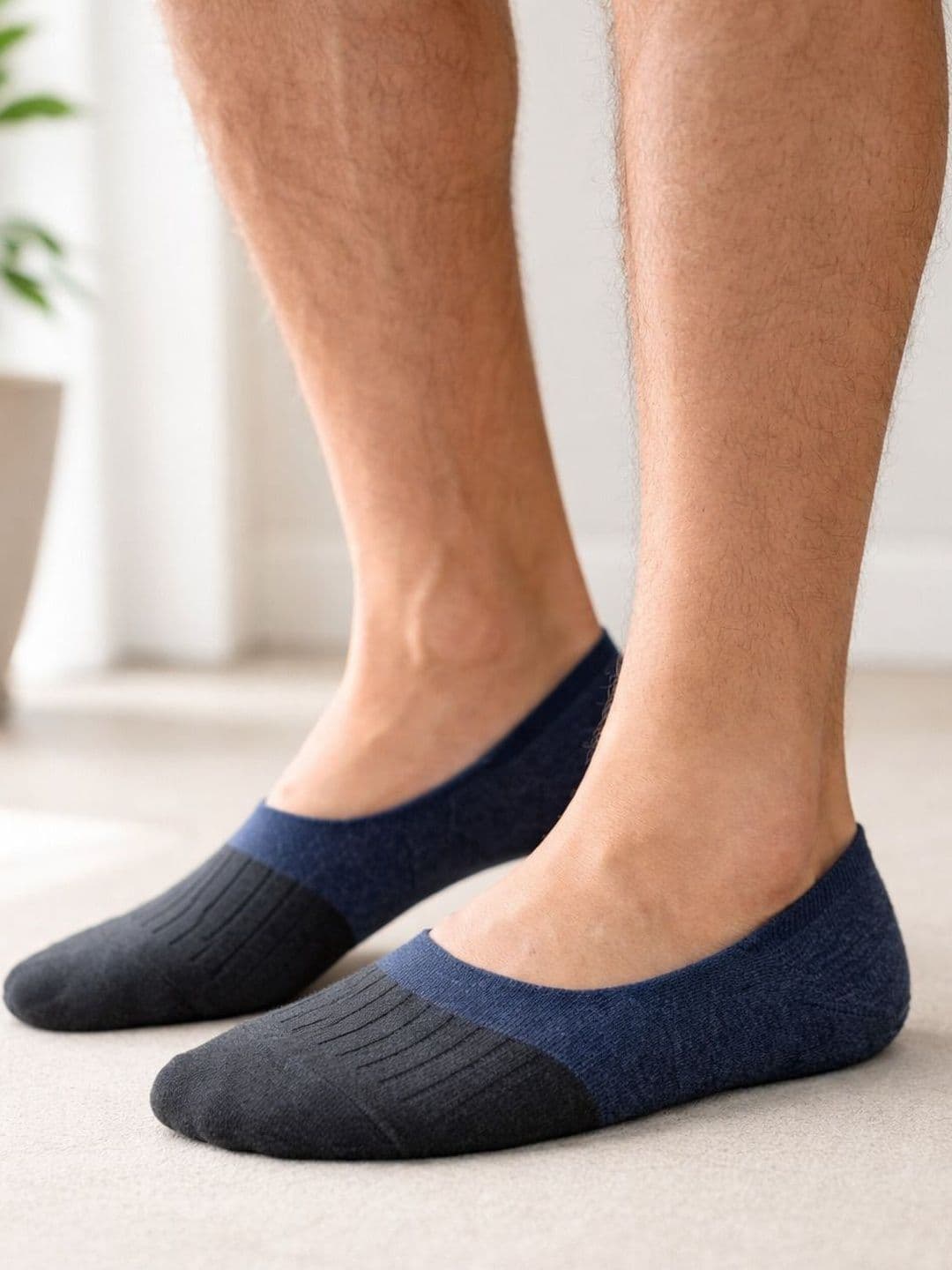 Blacktank Men Pack of 5 Cotton Colourblocked Shoe Liners Socks thumbnail 4