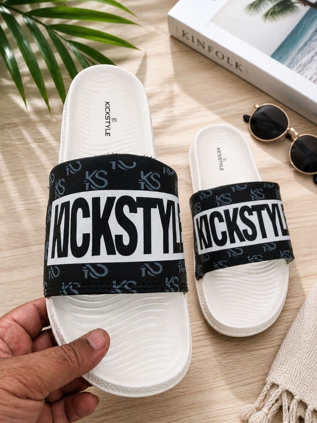 KICKSTYLE Men Printed Sliders thumbnail 4