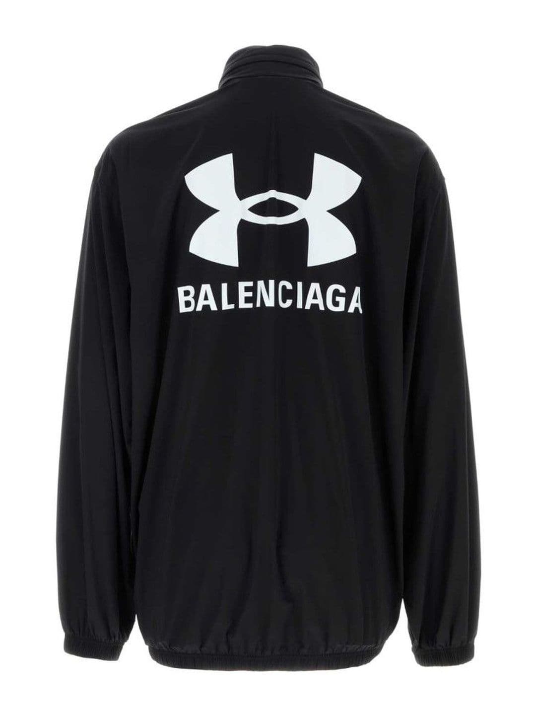 Balenciaga Black stretch nylon jacket thumbnail 4