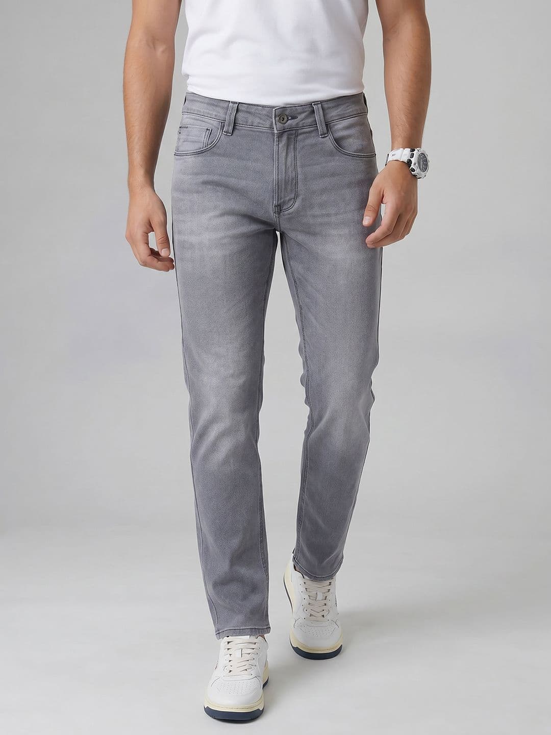 SPYKAR Men Regular Fit Stretchable Jeans - view 1
