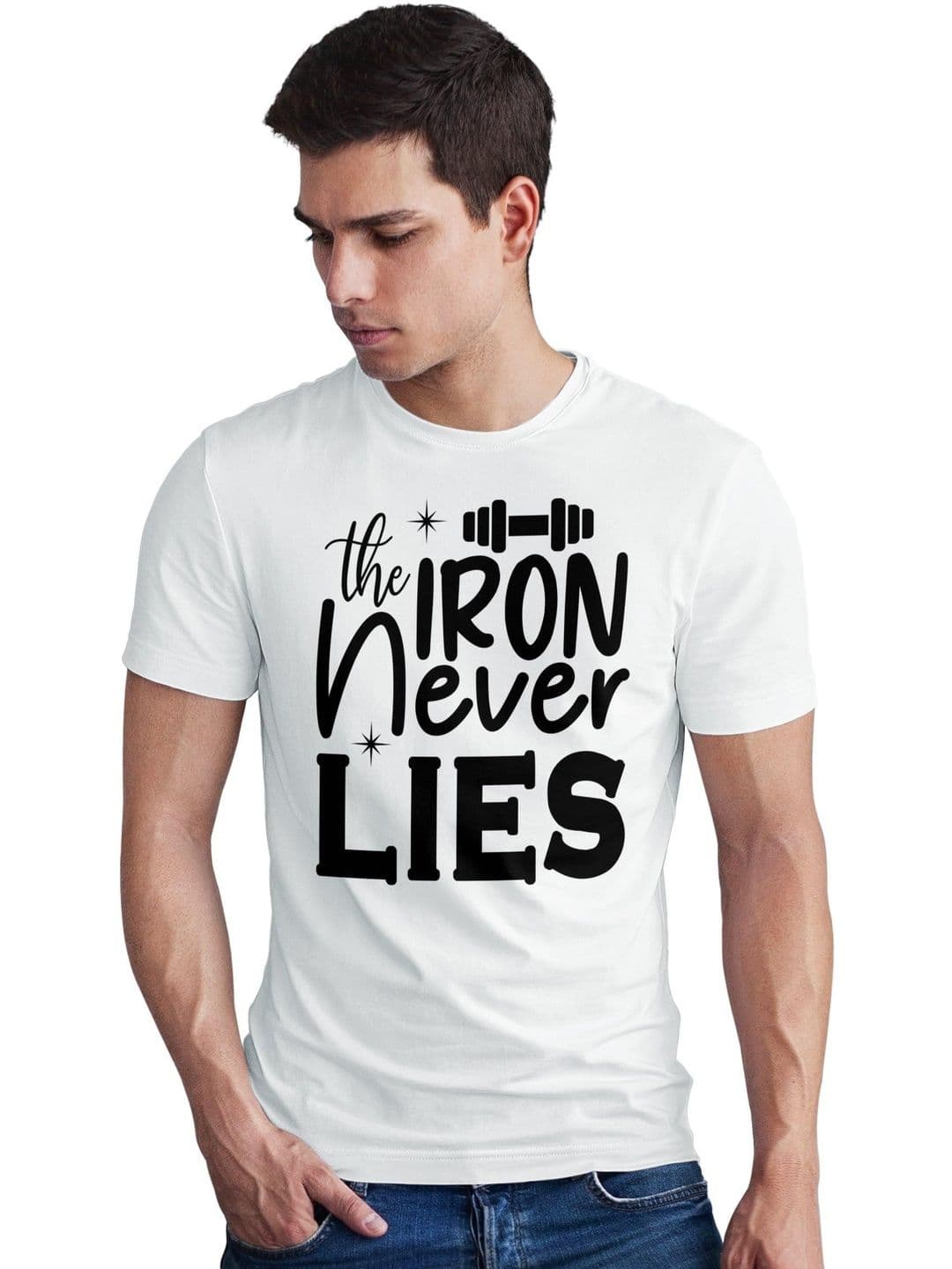Seekbuylove Men Typography Printed Bio Finish T-shirt