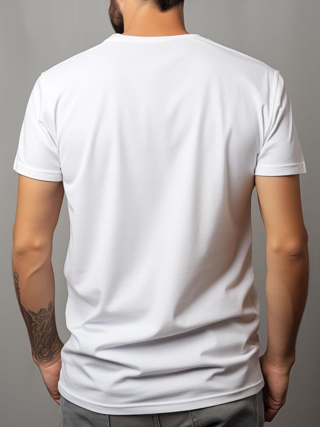 Seekbuylove Typography Printed Round Neck Bio Finish Cotton T-shirt thumbnail 2