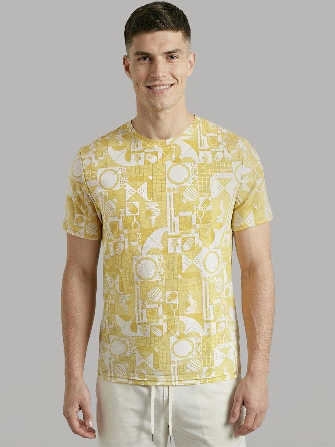 Technosport Men Printed Slim Fit T-shirt thumbnail 6