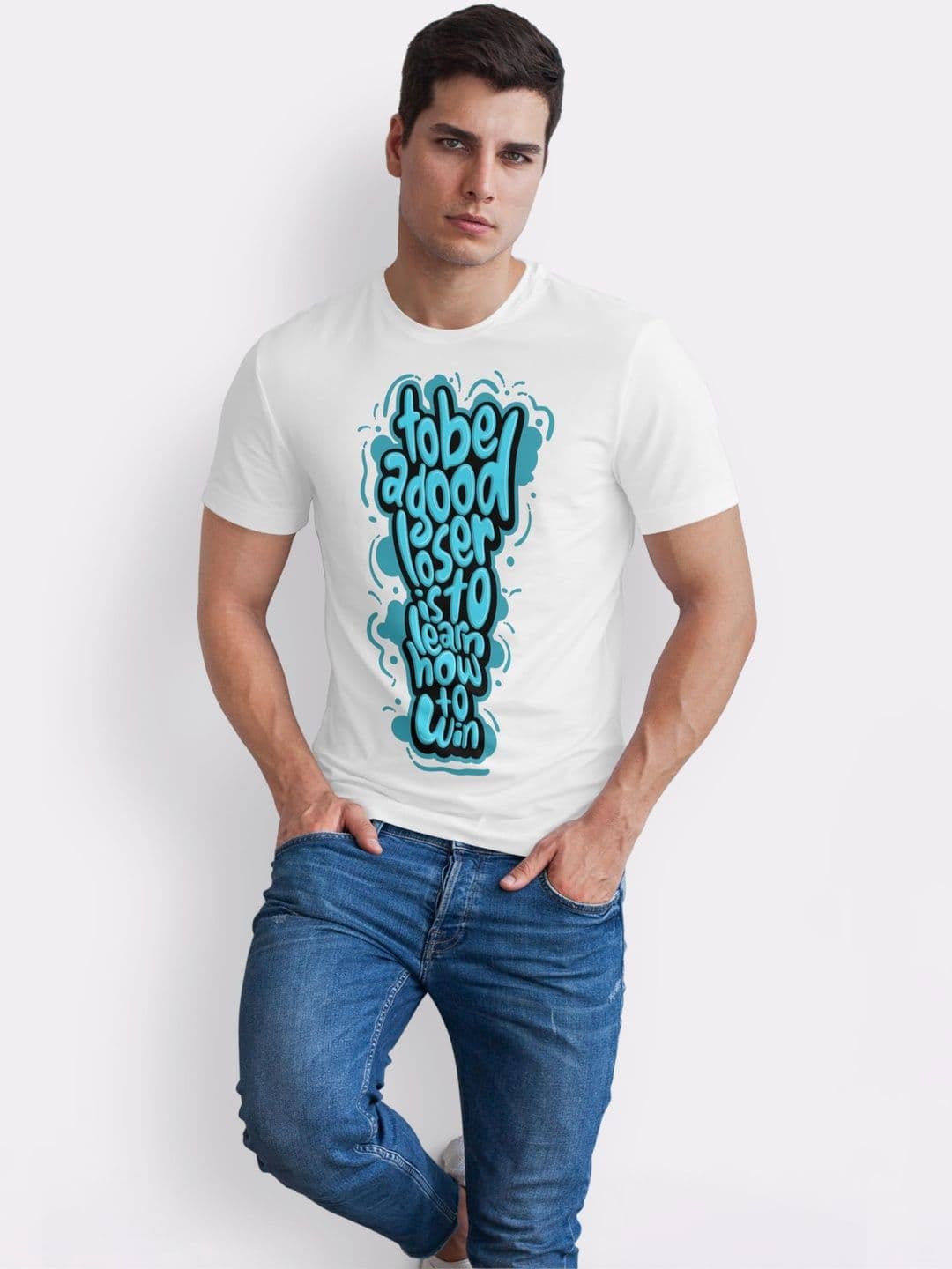 Seekbuylove Men Typography Printed Bio Finish T-shirt thumbnail 6