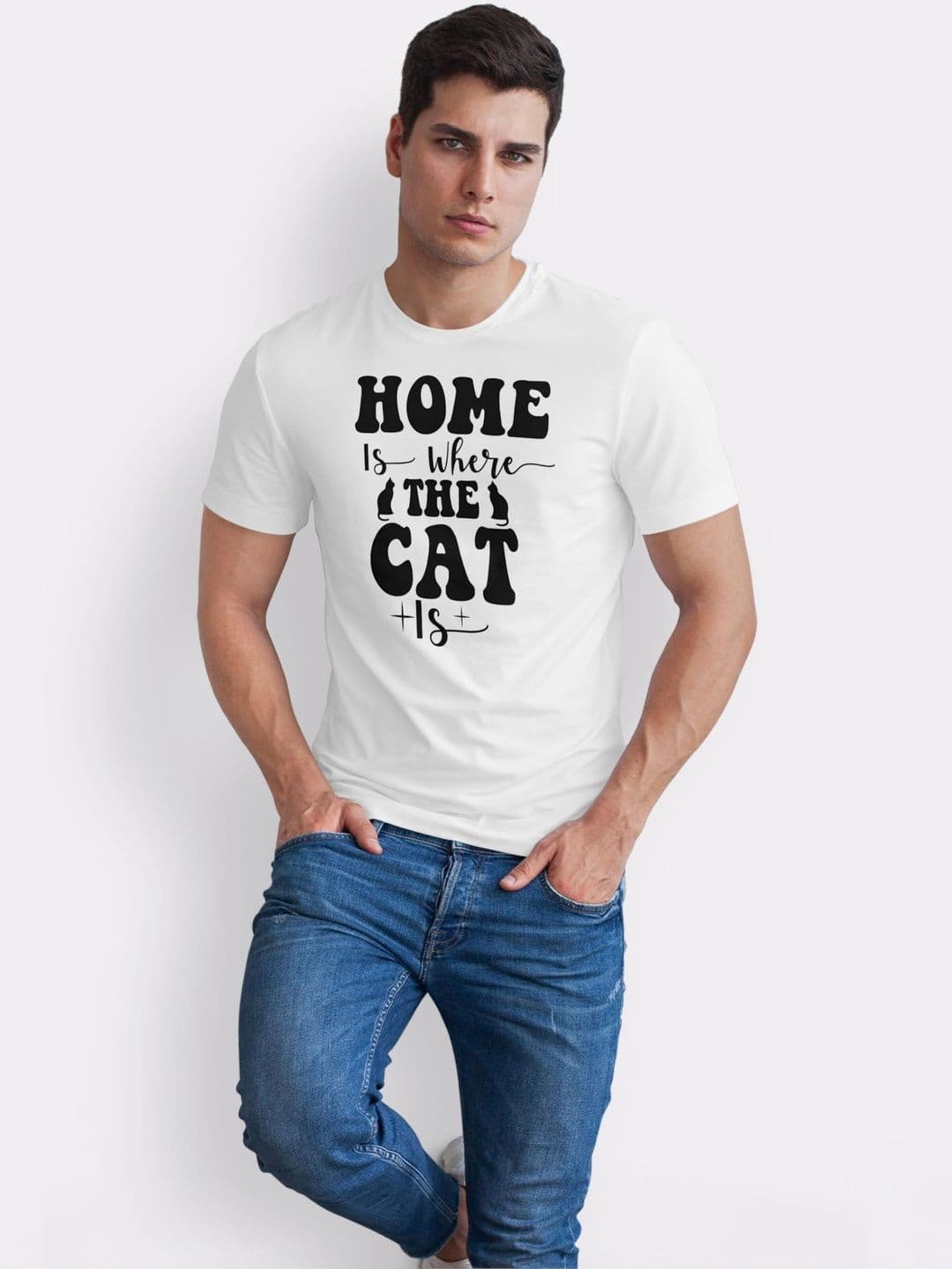 Seekbuylove Men Typography Printed Bio Finish T-shirt thumbnail 2
