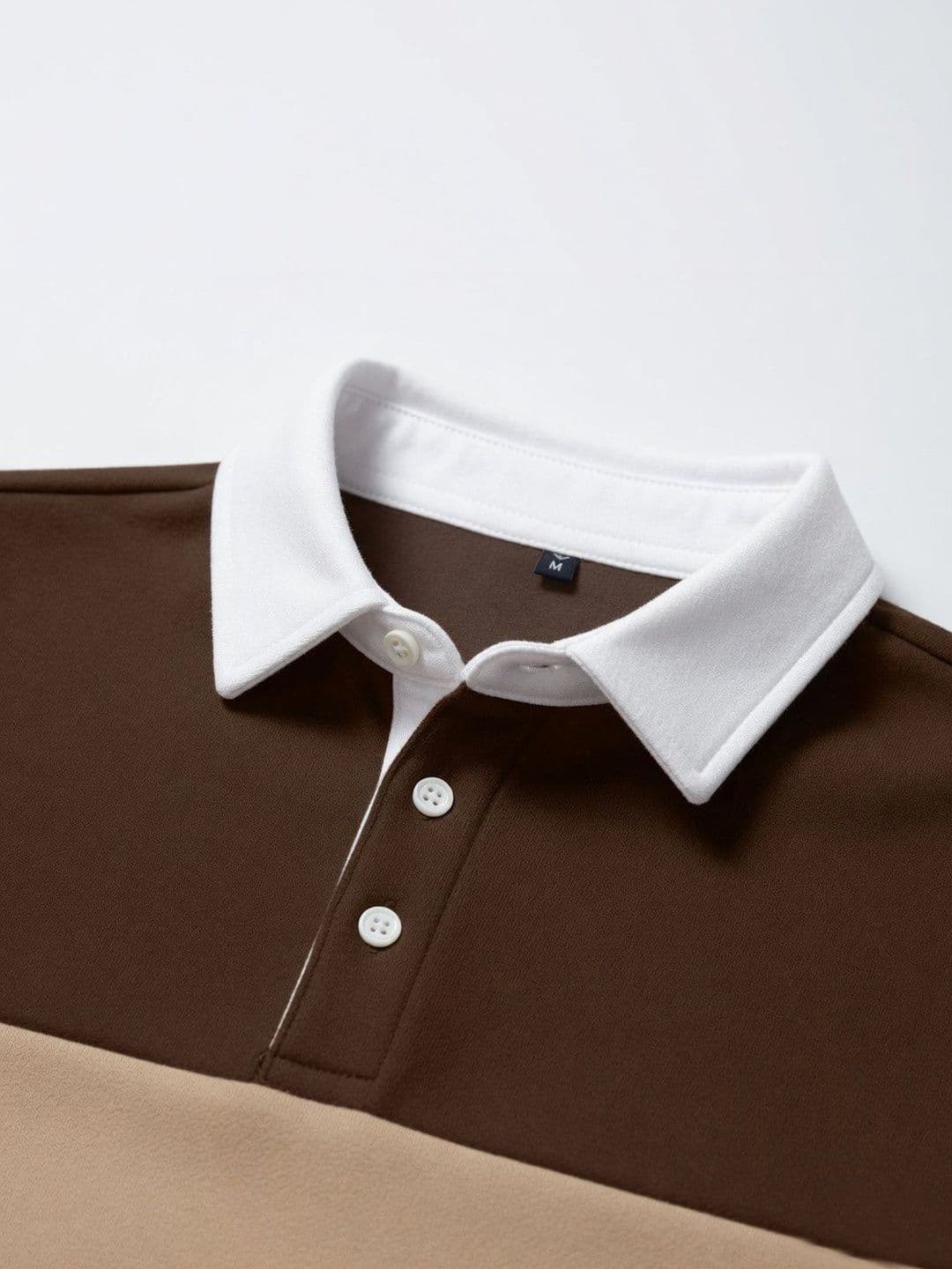 Mast & Harbour Colourblocked Polo Collar T-shirt thumbnail 4
