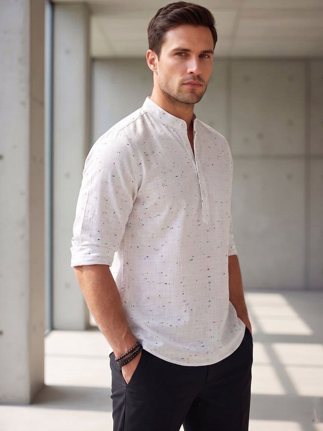 LENIA Men Printed Kurta thumbnail 4