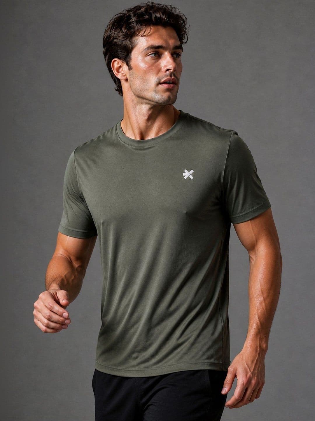HRX by Hrithik Roshan Men Brand Logo T-shirt