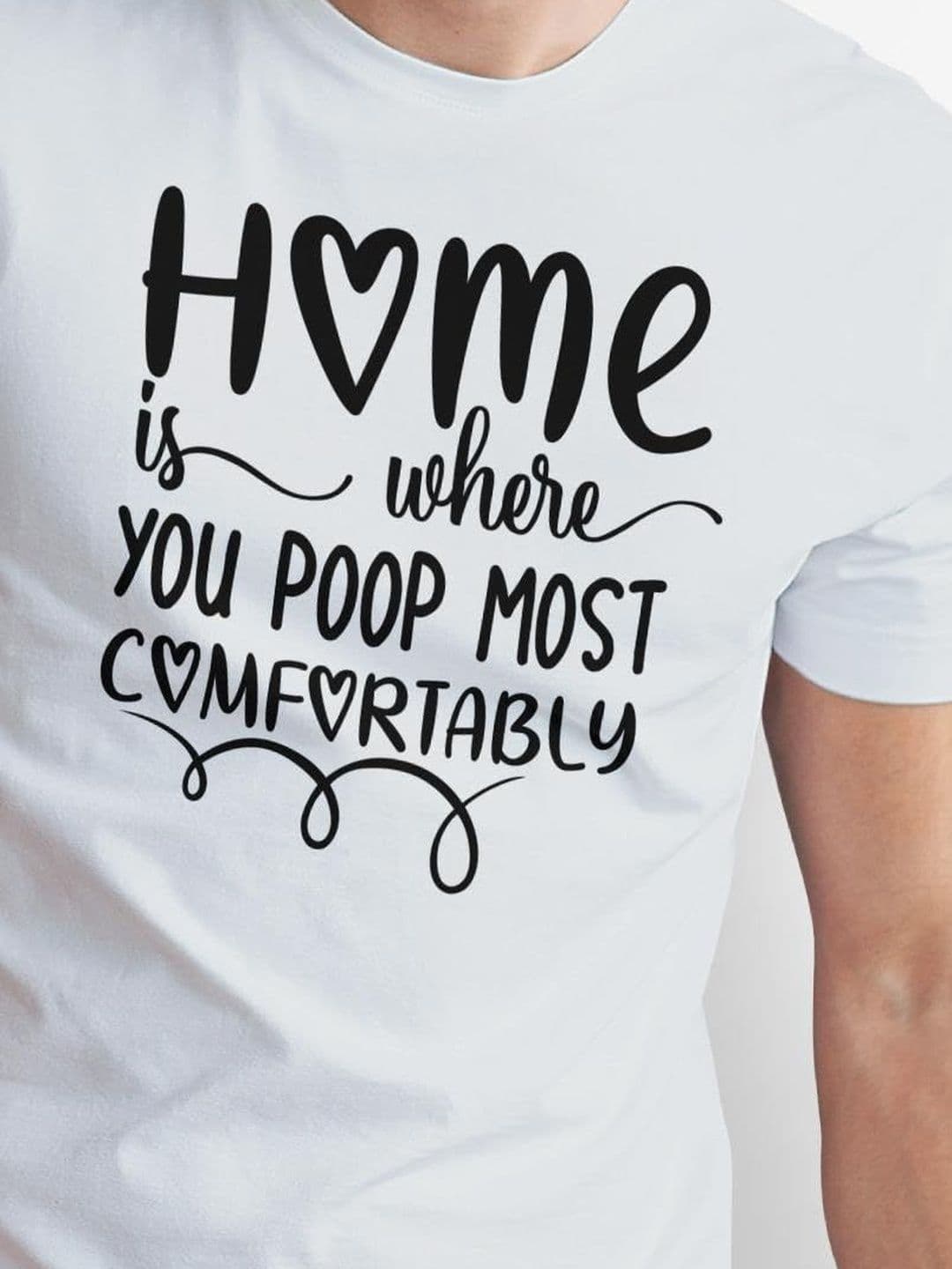 Seekbuylove Men Typography Printed Bio Finish T-shirt thumbnail 5