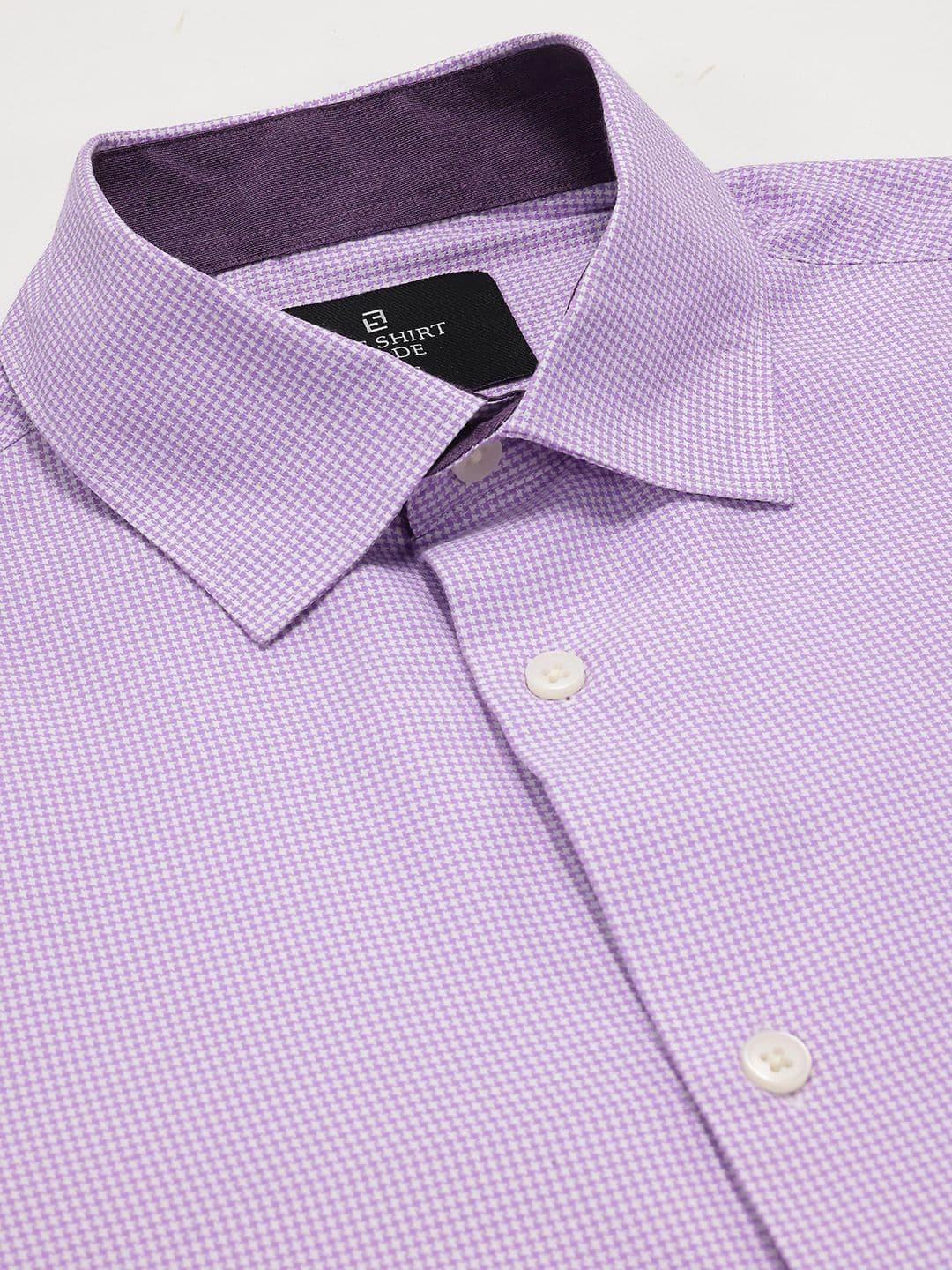 THE SHIRT CODE Slim Fit Self Designed Casual Shirt thumbnail 5