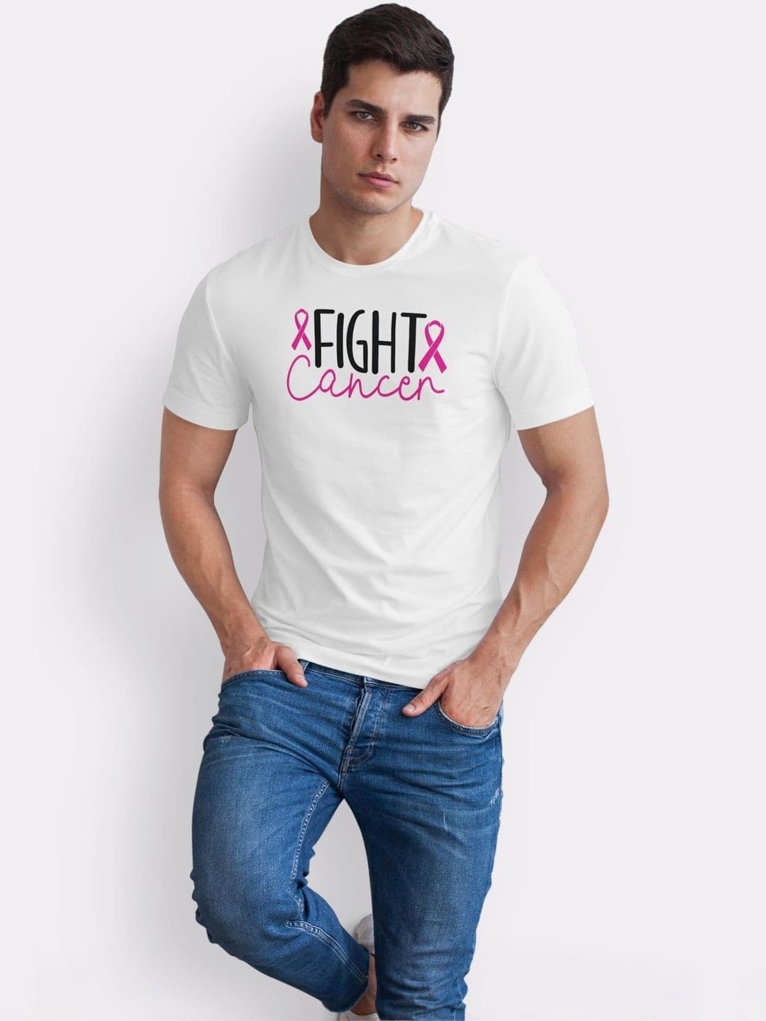 Seekbuylove Men Typography Printed Bio Finish T-shirt thumbnail 4