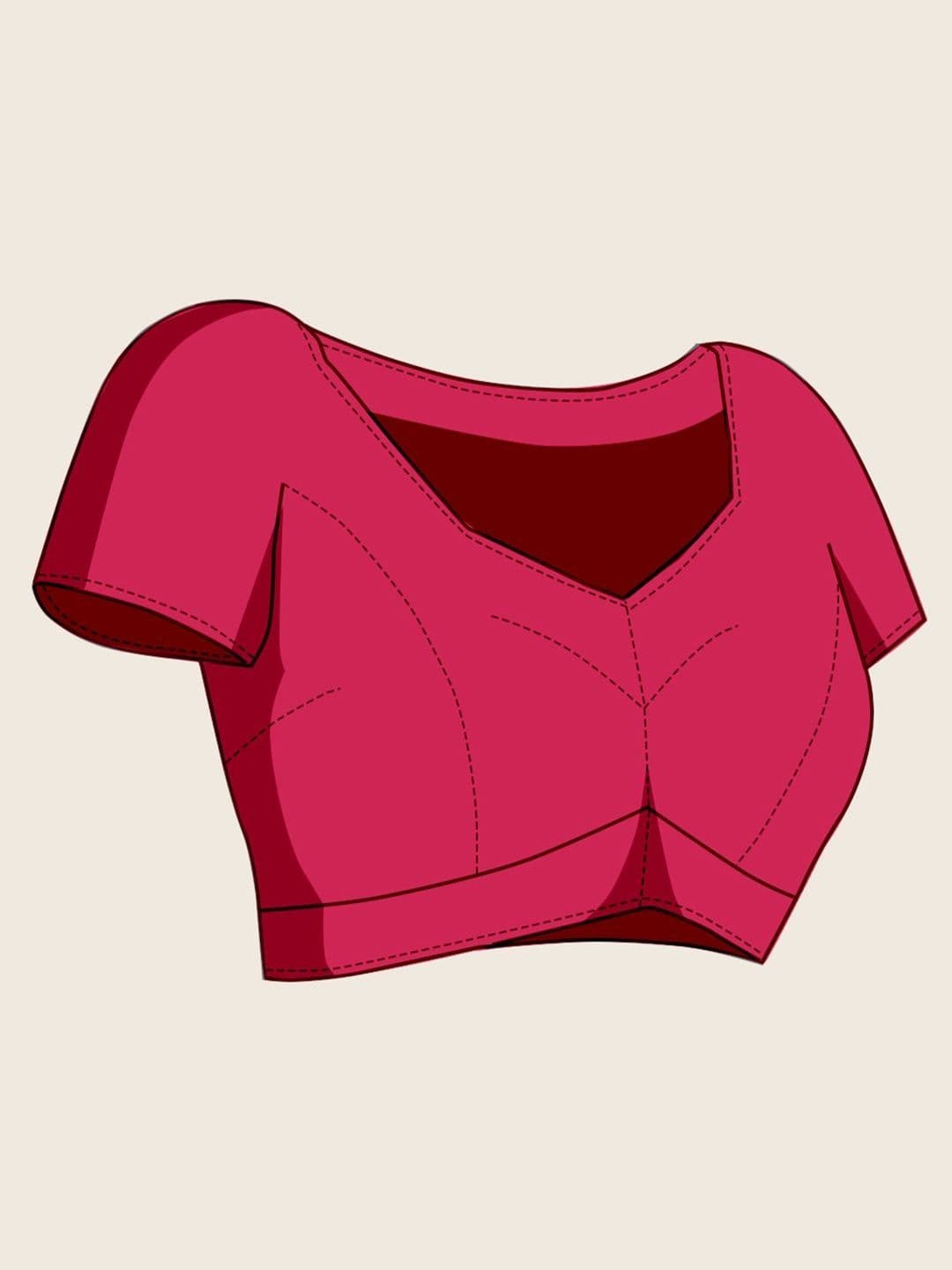 Sangria Woven-Designed With Blouse Piece thumbnail 6