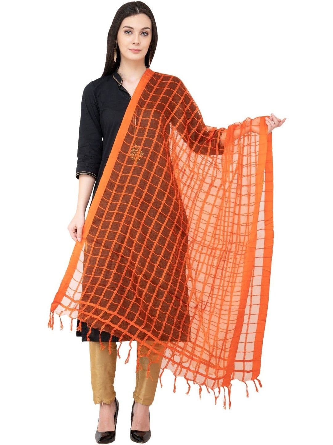 A R SILK Woven Design Dupatta - view 1
