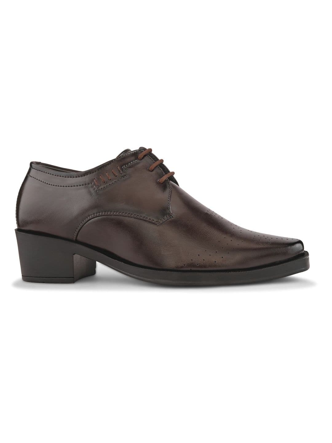 HERE&NOW Men PU Square Toe Lace-Ups Formal Derbys thumbnail 4