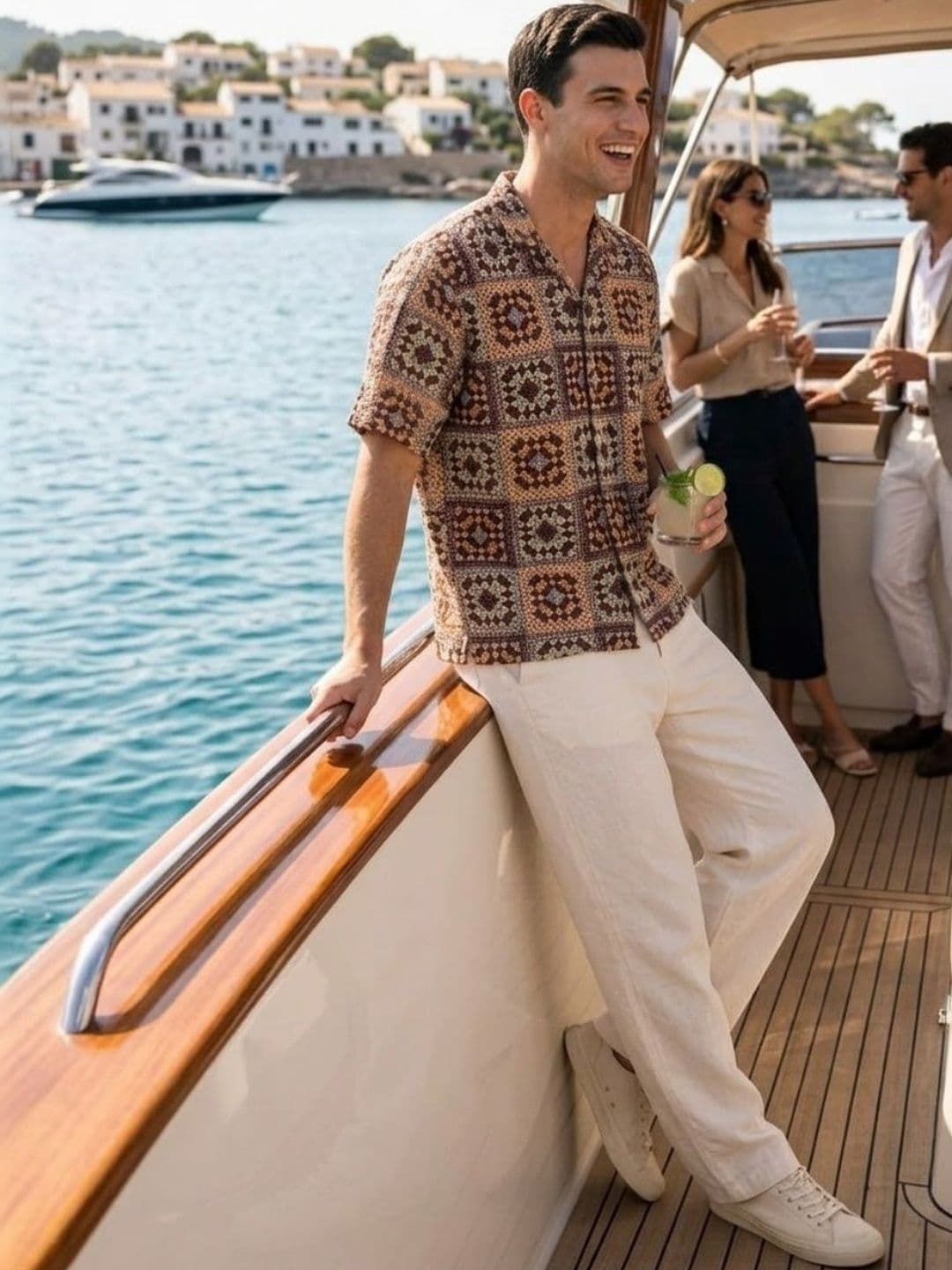 SZN Men Classic Printed Casual Shirt - view 1