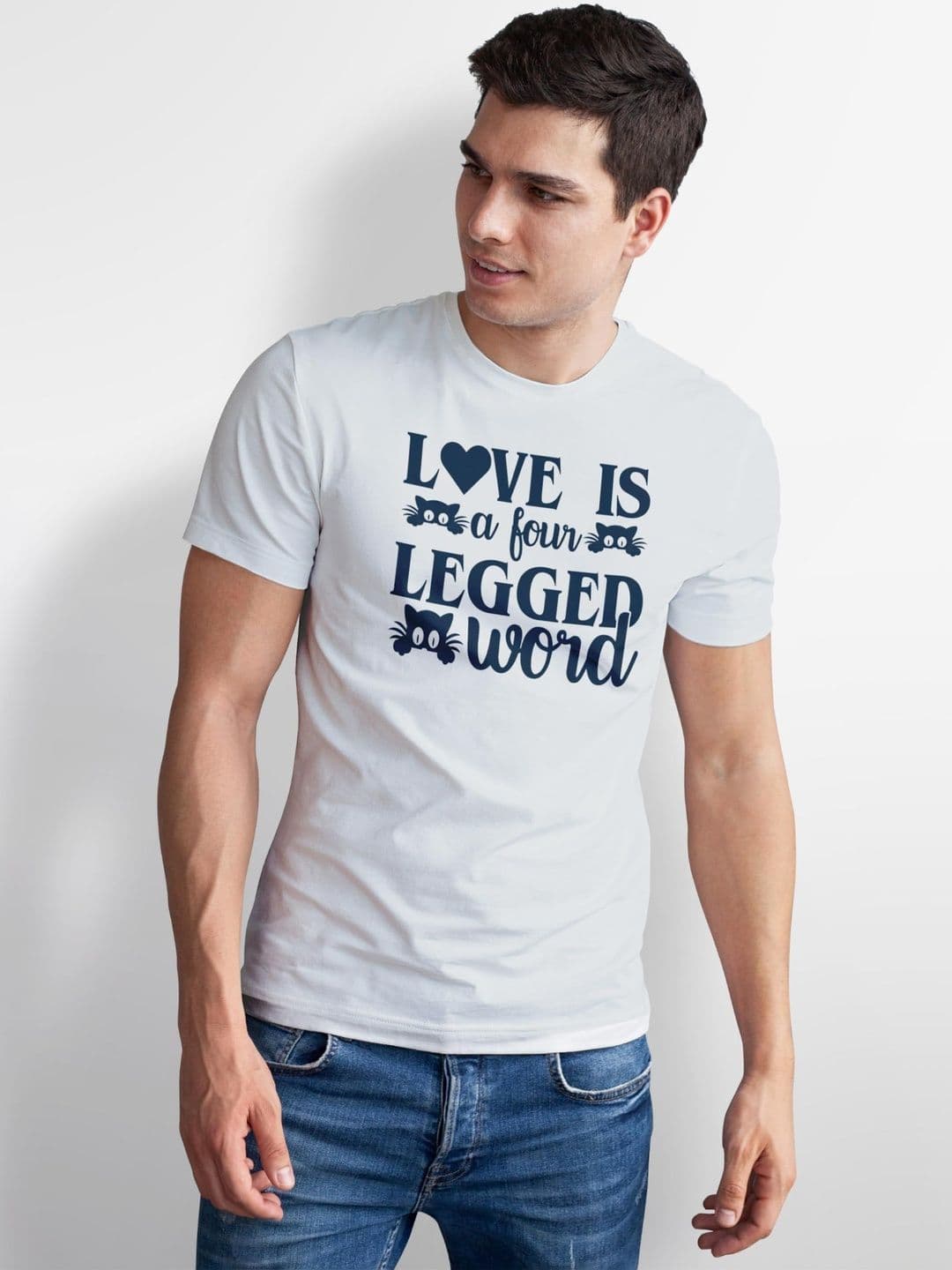 Seekbuylove Men Typography Printed Bio Finish T-shirt thumbnail 6