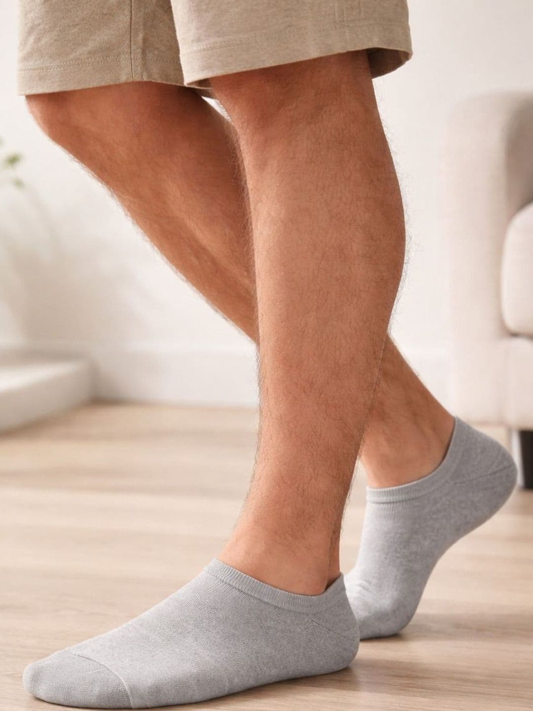Blacktank Men Pack of 5 Cotton Shoe Liners Socks thumbnail 2