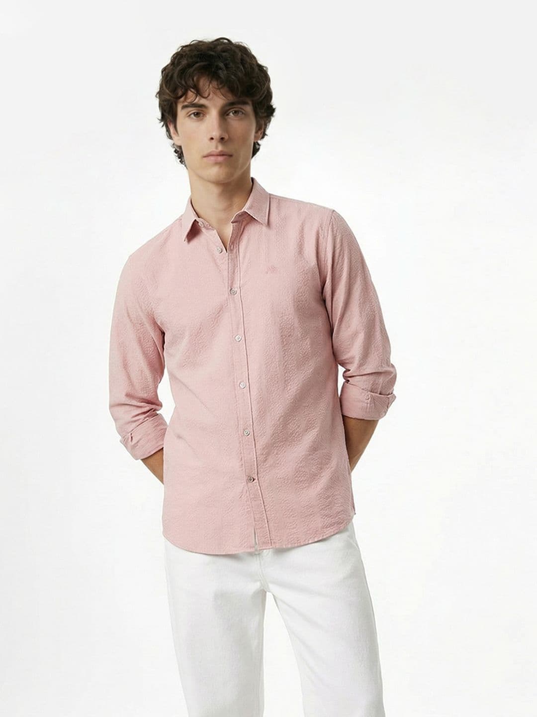 Aeropostale Pure Cotton Textured Casual Shirt thumbnail 2