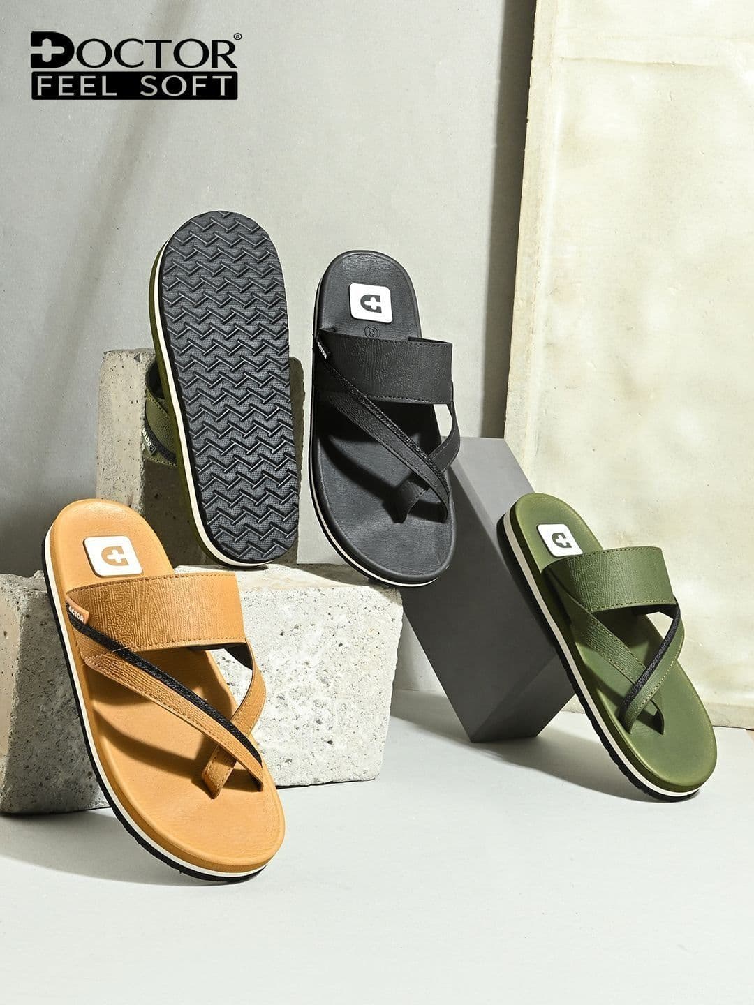 DOCTOR FEEL SOFT Men Thong Flip-Flops thumbnail 5