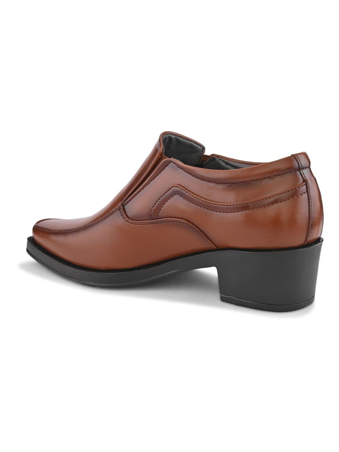 HERE&NOW Men Square Toe Formal Slip-On Shoes thumbnail 5