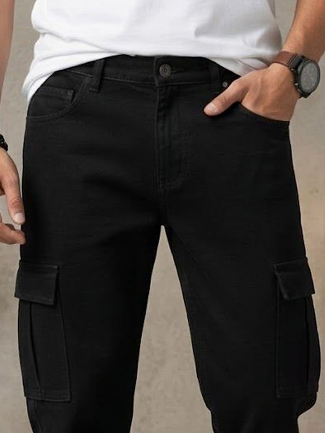 NIFFER FASHION Men Mid-Rise Applique Jeans thumbnail 5
