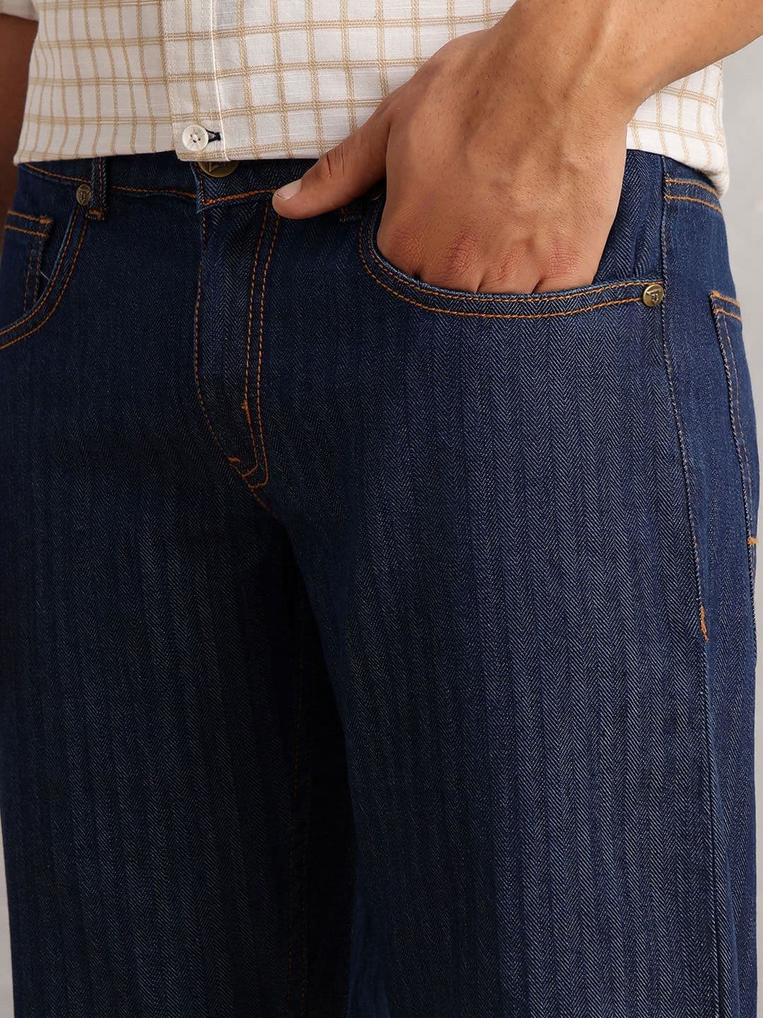 Thomas Scott Men Comfort Relaxed Fit Mid-Rise Jeans thumbnail 5