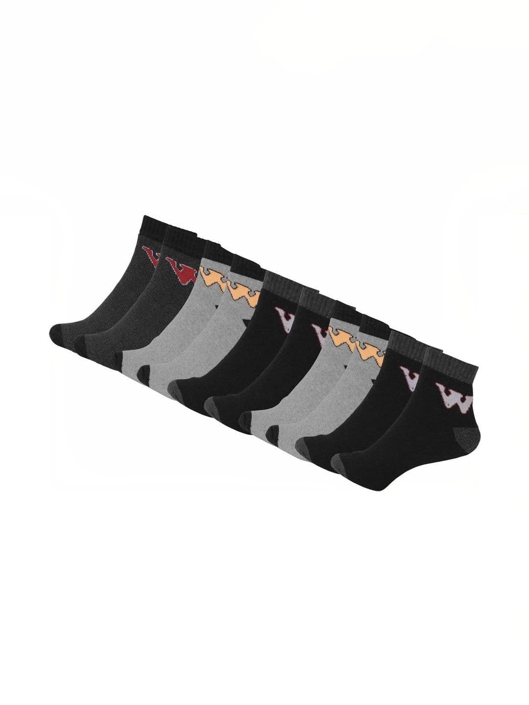 Blacktank Men Pack of 6 Cotton Patterned Ankle Length Socks - view 1