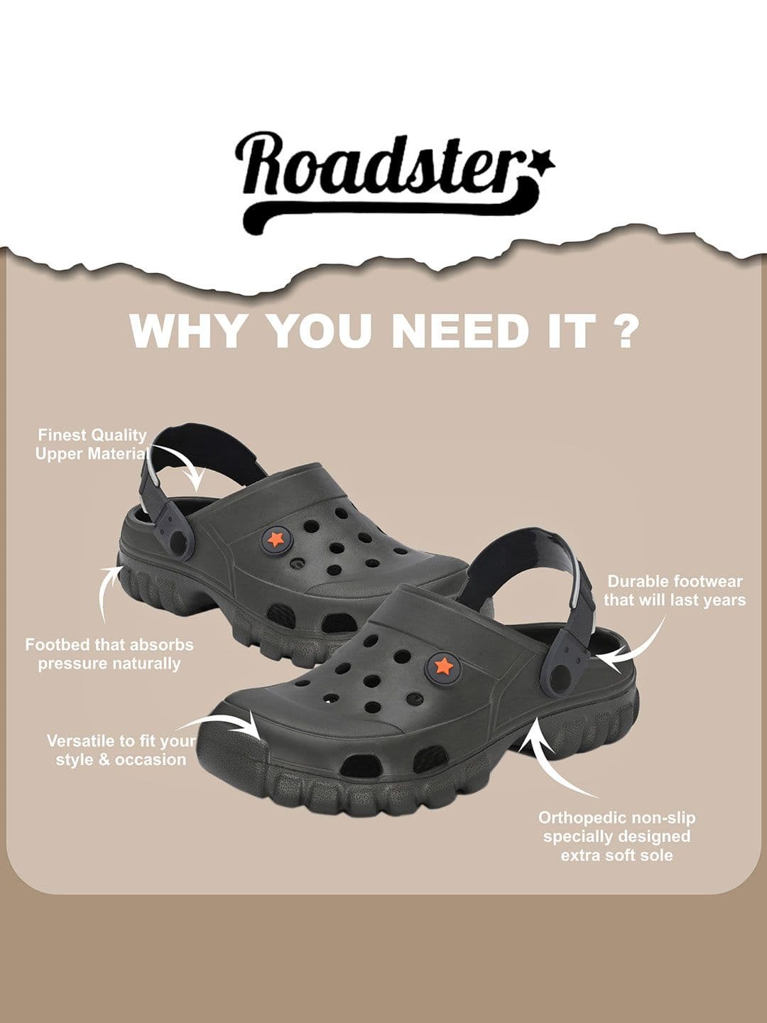 The Roadster Lifestyle Co. Men Clogs Flip Flops thumbnail 2