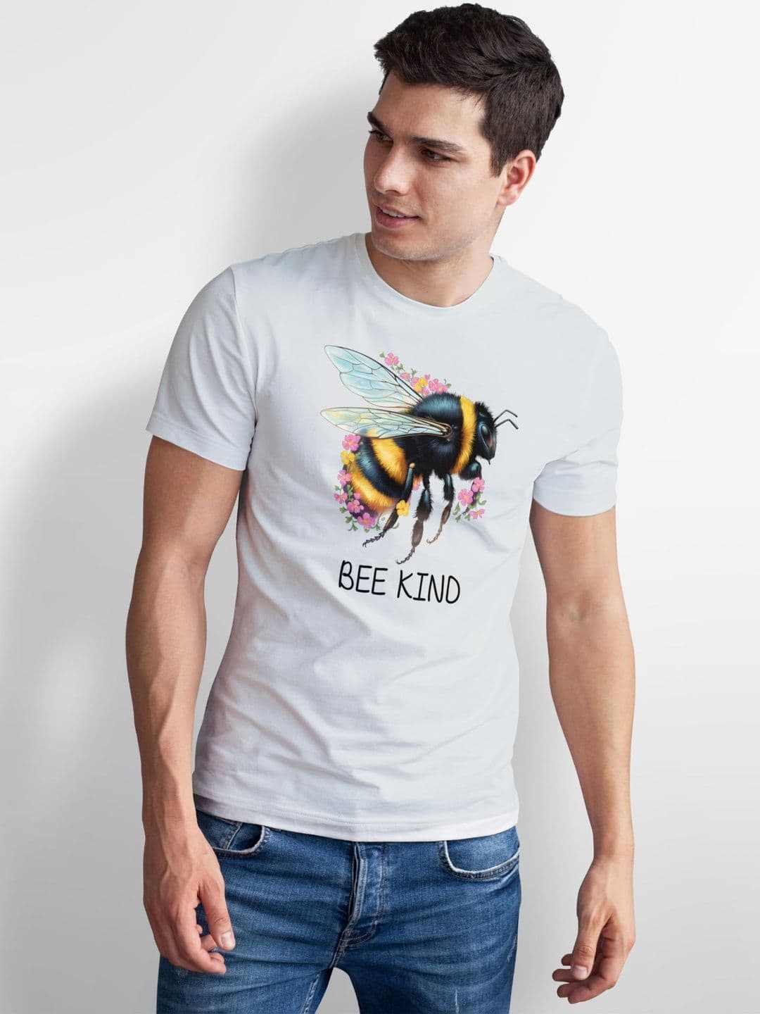 Seekbuylove Men Printed Bio Finish T-shirt thumbnail 3
