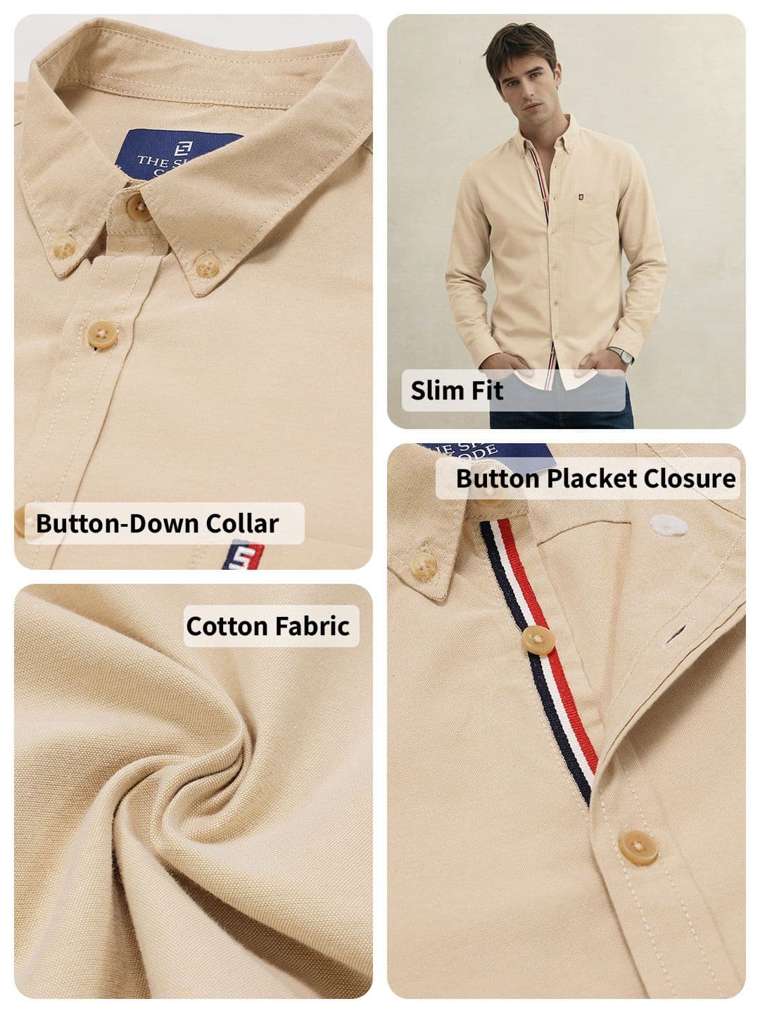 THE SHIRT CODE Slim Fit Casual Shirt thumbnail 4