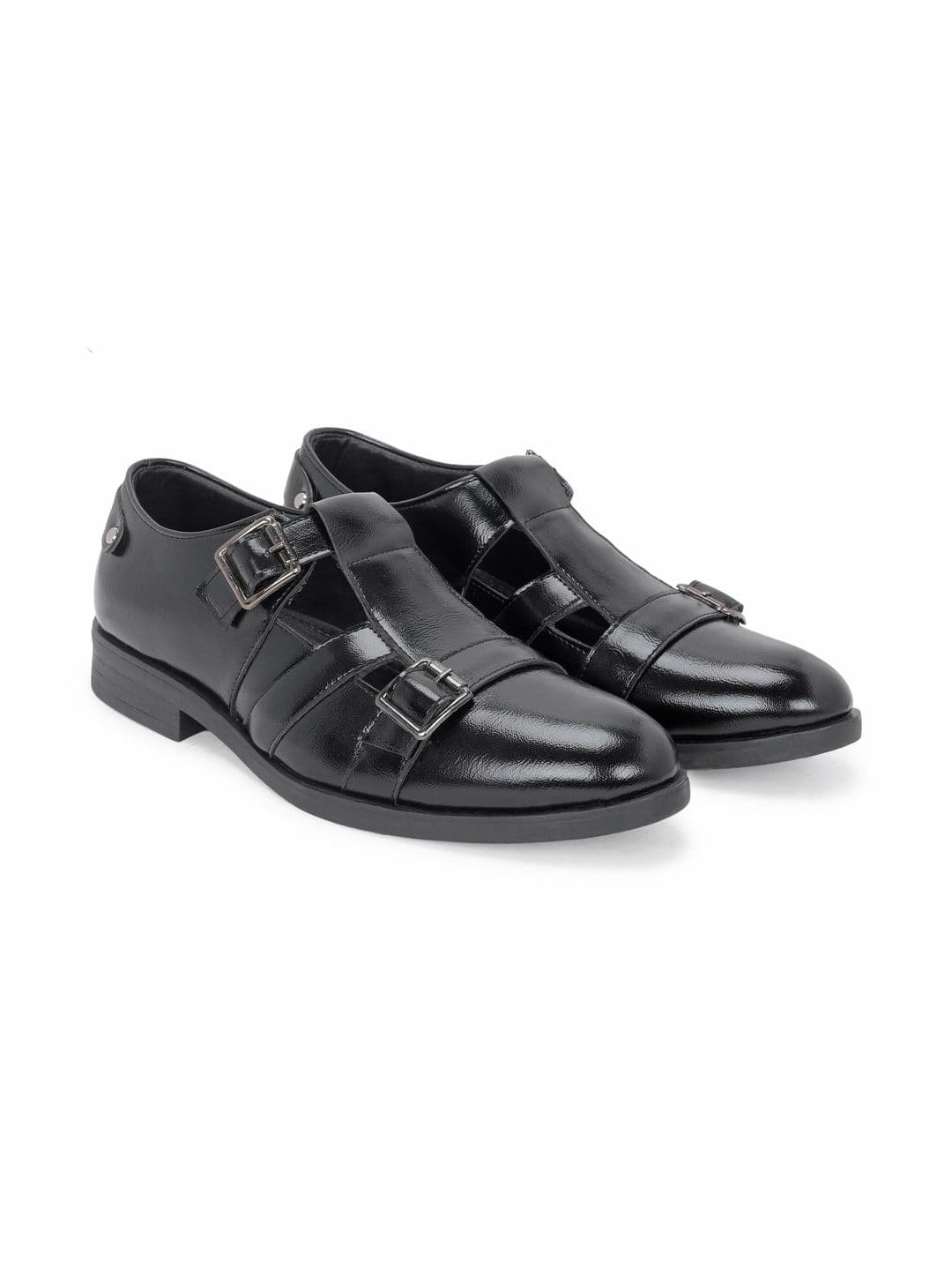 House of Pataudi Men Buckle Shoe-Style Sandals thumbnail 3