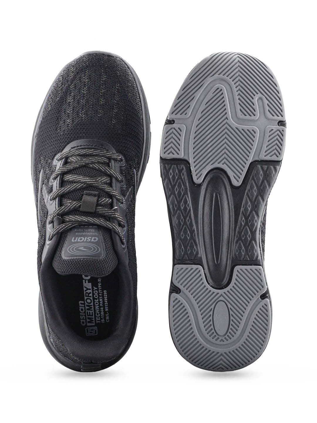 ASIAN Men Mesh Running Non-Marking Shoes thumbnail 2