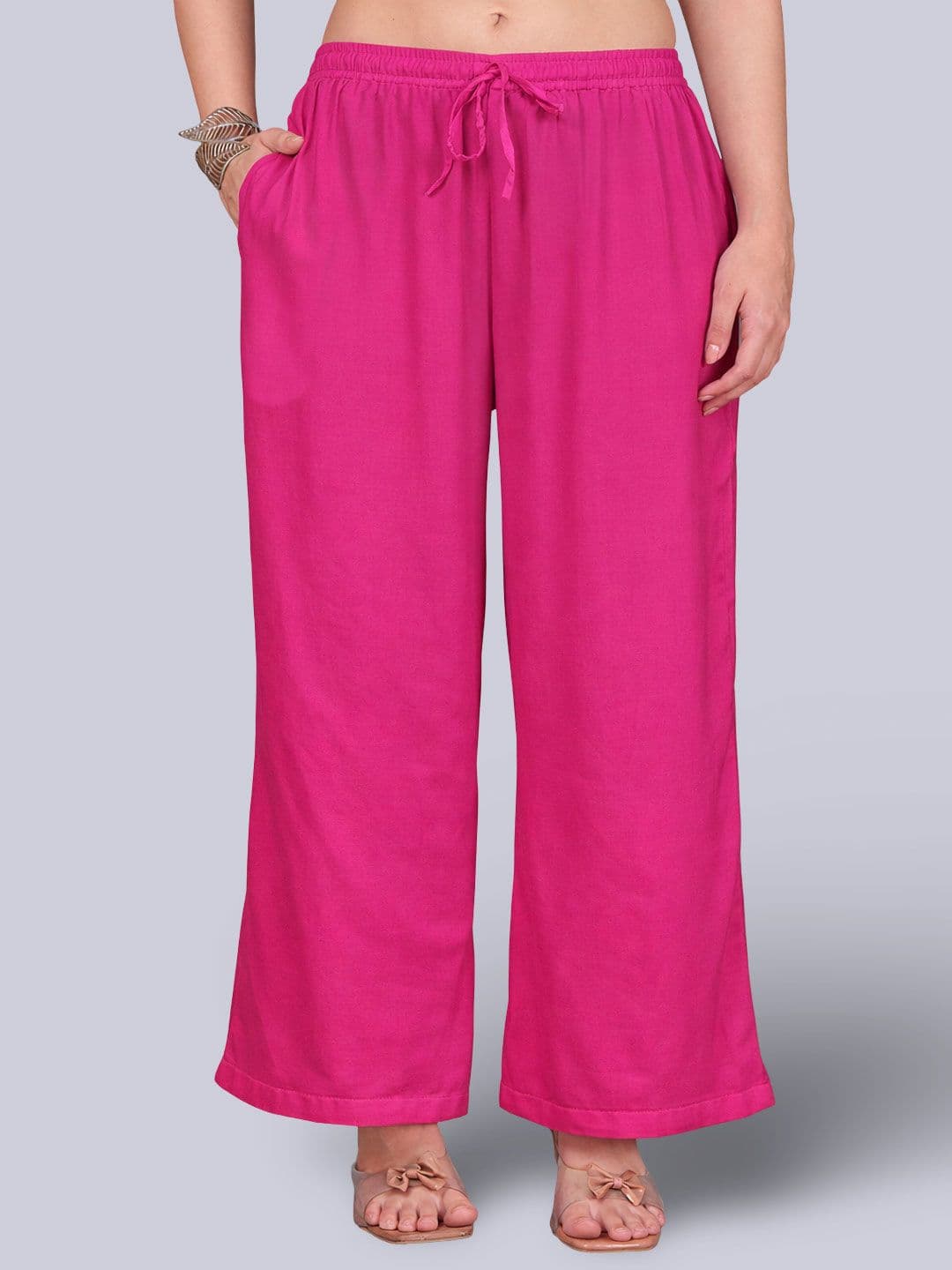 KALINI Set Of 2 Women Ethnic Palazzos thumbnail 2