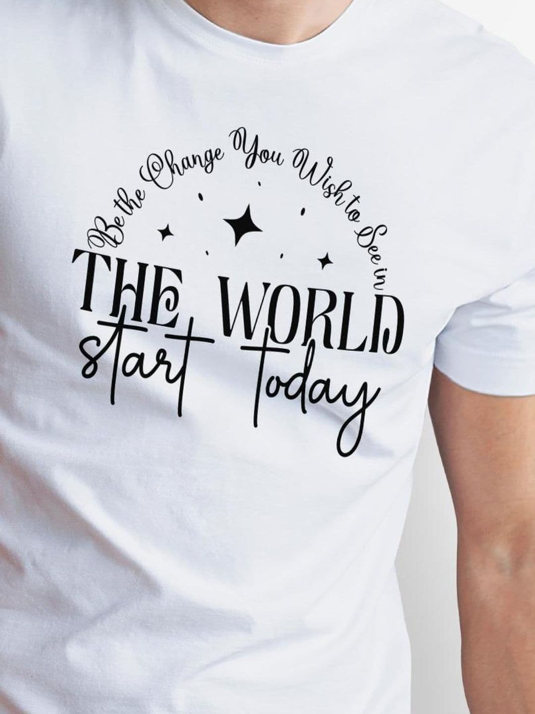 Seekbuylove Men Typography Printed Bio Finish T-shirt thumbnail 2