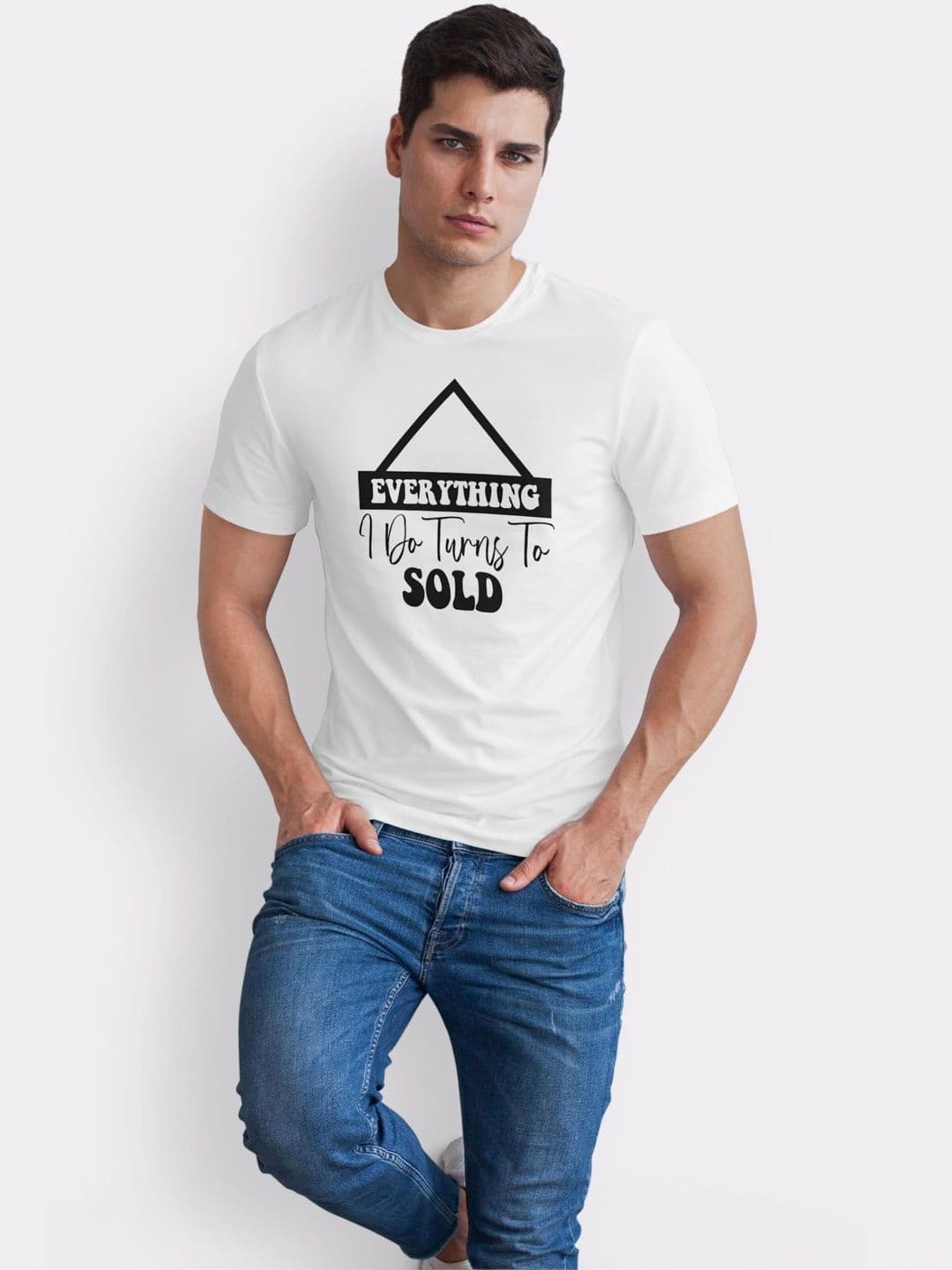 Seekbuylove Men Typography Printed Bio Finish T-shirt thumbnail 6