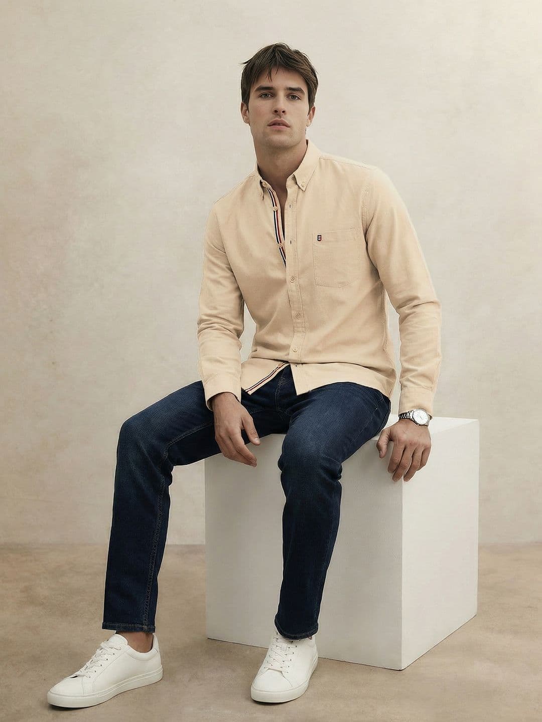 THE SHIRT CODE Slim Fit Casual Shirt thumbnail 7