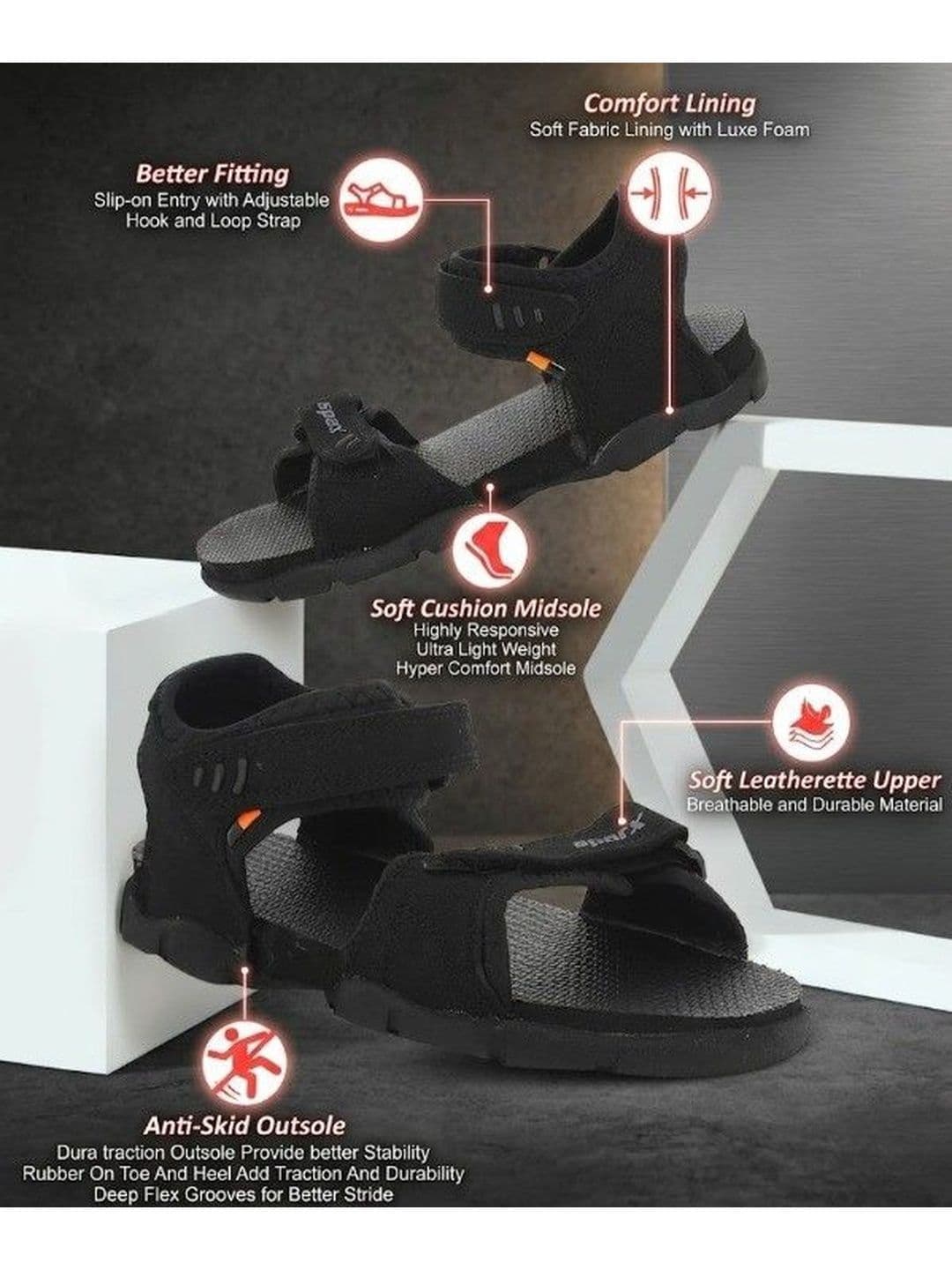 Sparx Men Sandals thumbnail 3