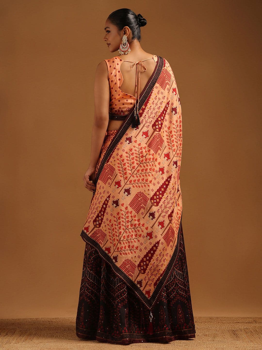 Soch Embellished Sequinned Semi-Stitched Lehenga & Blouse With Dupatta thumbnail 7