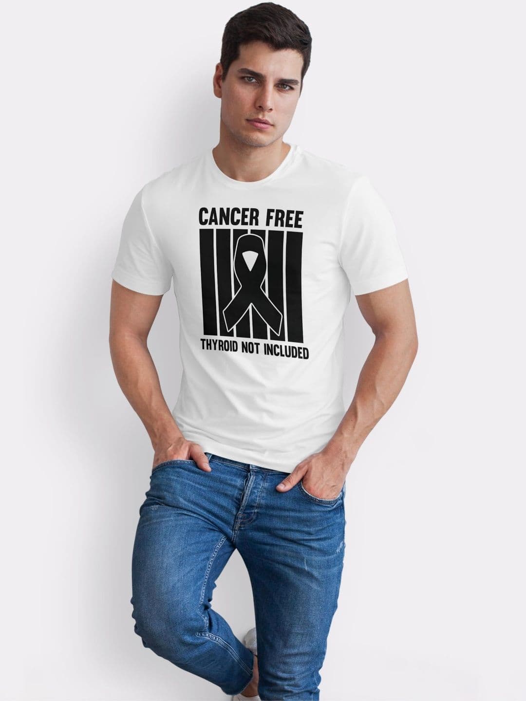 Seekbuylove Men Typography Printed Round Neck Cotton Bio Finish T-shirt thumbnail 3