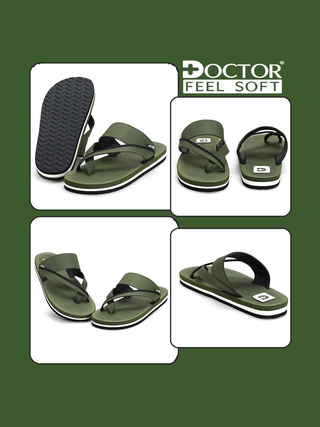 DOCTOR FEEL SOFT Men Thong Flip-Flops thumbnail 2