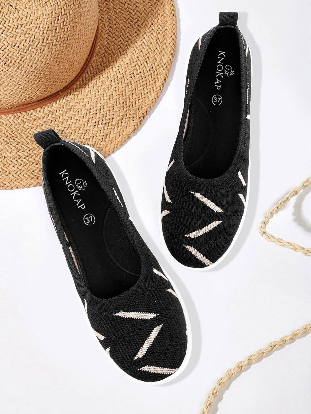 KNOKAP Women Mesh Walking Non-Marking Shoes - view 1