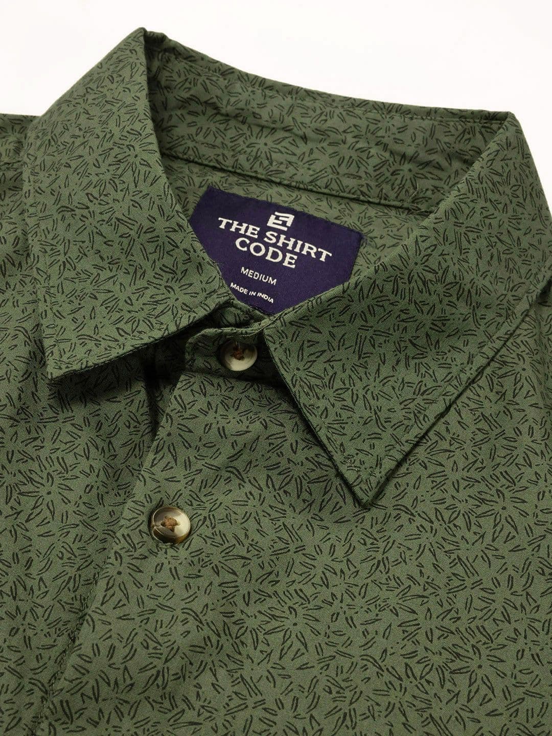 THE SHIRT CODE Floral Printed Pure Cotton Casual Shirt thumbnail 7