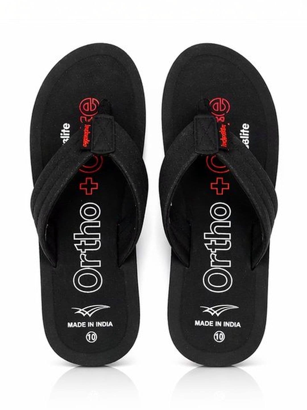 GRX Men Printed Rubber Thong Flip-Flops thumbnail 4