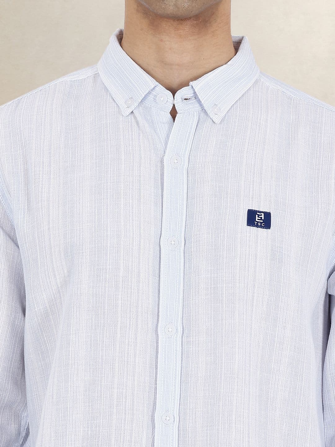 THE SHIRT CODE Slim Fit Vertical Striped Casual Shirt thumbnail 5