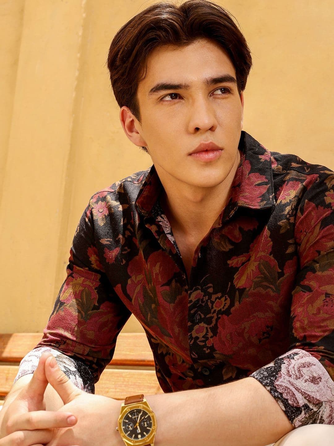 CAHOOT Men Slim Fit Floral Printed Casual Shirt thumbnail 5