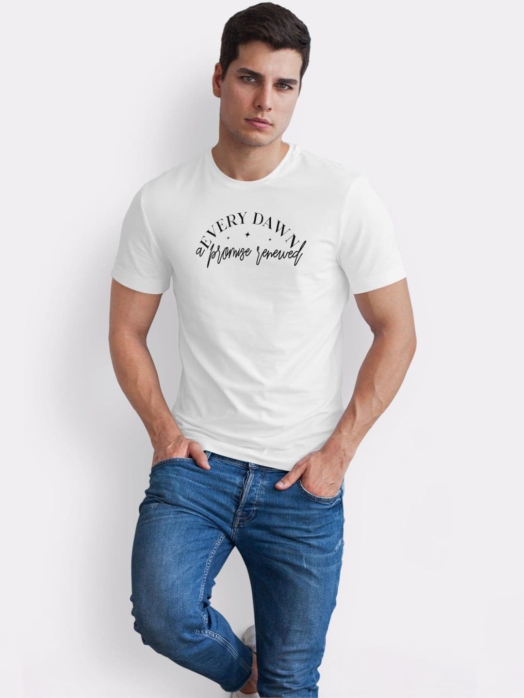 Seekbuylove Men Typography Printed Bio Finish T-shirt thumbnail 5