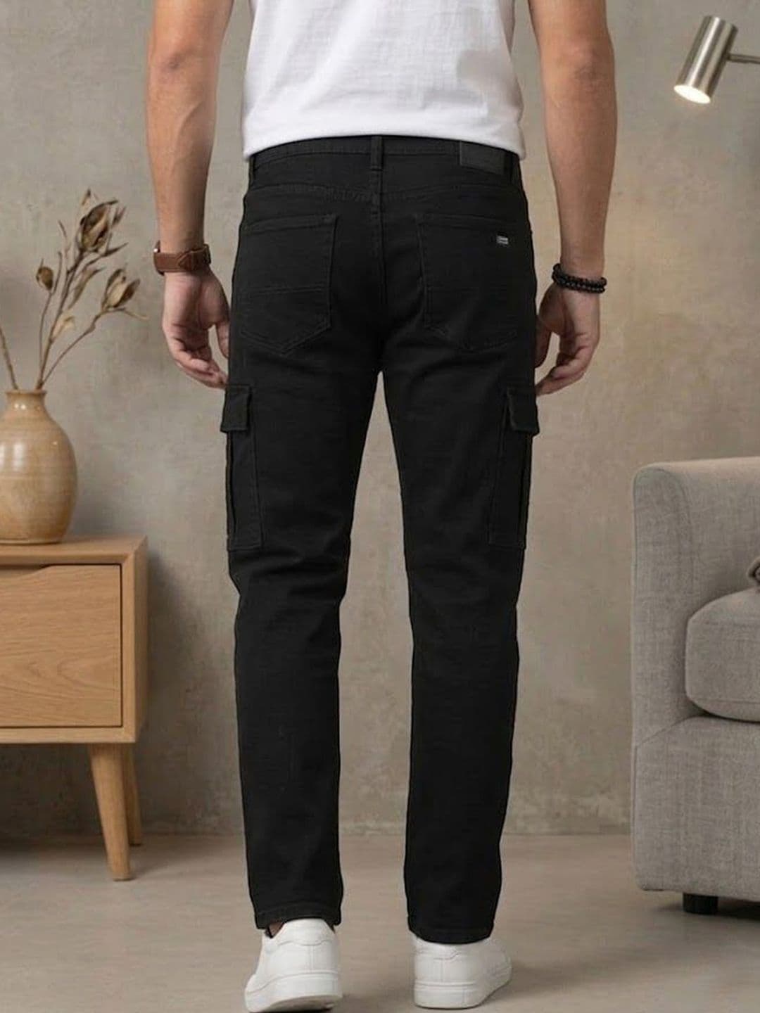 NIFFER FASHION Men Mid-Rise Applique Jeans thumbnail 3